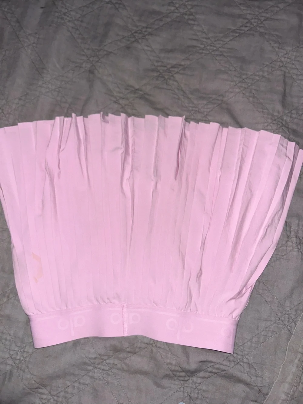 ALO Yoga women Light Pink Pleated Athletic Skort